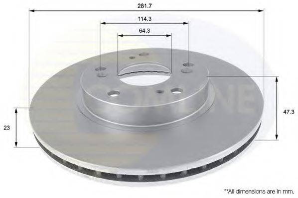 REMSA 6962.1 гальмівний диск