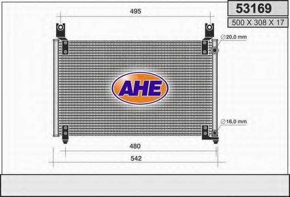 AHE 53169 Конденсатор, кондиціонер