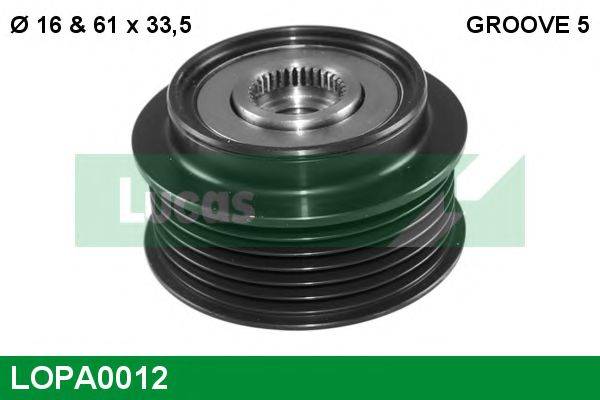LUCAS ENGINE DRIVE 078903016 Механізм вільного ходу генератора