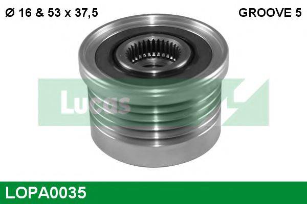 LUCAS ENGINE DRIVE IA 1439 Механізм вільного ходу генератора