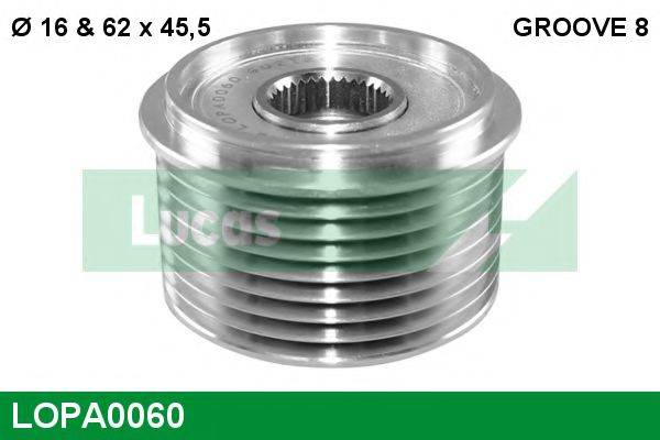 LUCAS ENGINE DRIVE 0 120 468 143 Механізм вільного ходу генератора