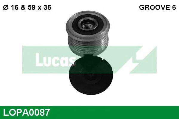 LUCAS ENGINE DRIVE 440197 Механізм вільного ходу генератора
