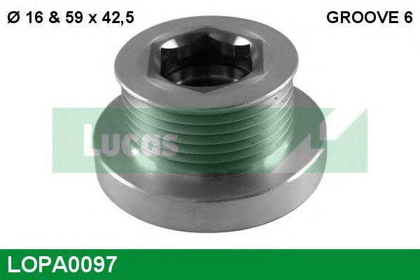 LUCAS ENGINE DRIVE 7700 429 310 Механізм вільного ходу генератора