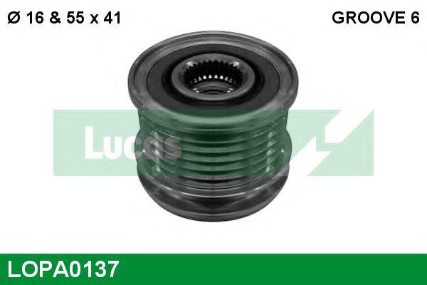 LUCAS ENGINE DRIVE 440174 Механізм вільного ходу генератора