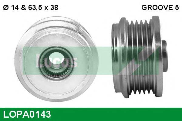 LUCAS ENGINE DRIVE 104210-3252 Механізм вільного ходу генератора