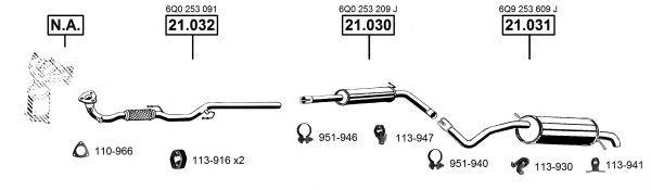 ASMET SK210360 Система випуску ОГ
