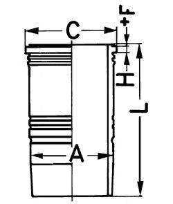 TRW 2-25105 Гільза циліндра