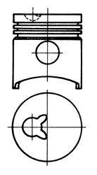 MAHLE ORIGINAL 273 22 .. Поршень
