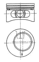 MAHLE ORIGINAL 011 73 .. Поршень