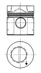 MAHLE ORIGINAL 002 99 .. Поршень