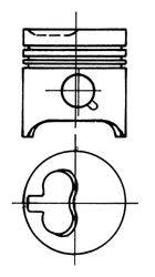 MAHLE ORIGINAL 039 24 .. Поршень