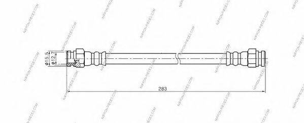 NPS SL 5172 Гальмівний шланг