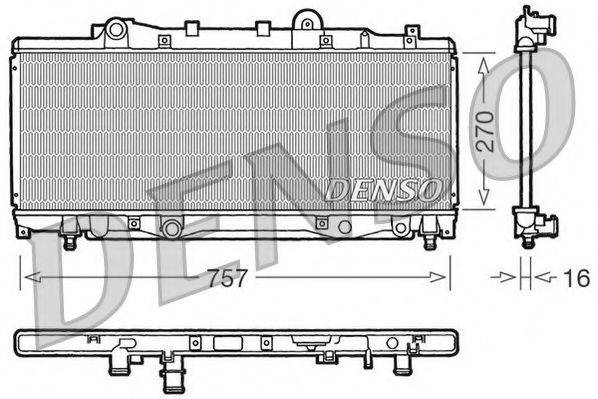 NPS 734219 Радіатор, охолодження двигуна