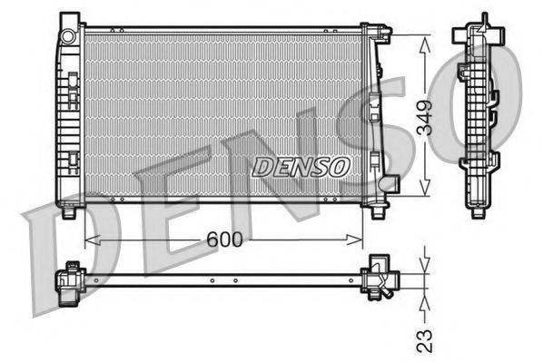 NPS 50446 Радіатор, охолодження двигуна