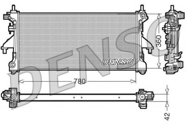 NPS 40002310 Радіатор, охолодження двигуна