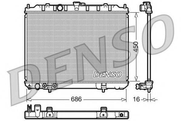 NPS 735055 Радіатор, охолодження двигуна