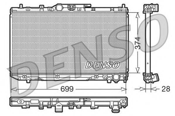 NPS 735075 Радіатор, охолодження двигуна