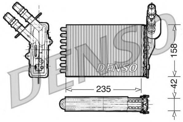 NPS 812169 Теплообмінник, опалення салону