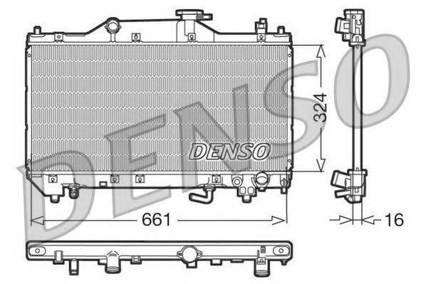 NPS 53002284 Радіатор, охолодження двигуна