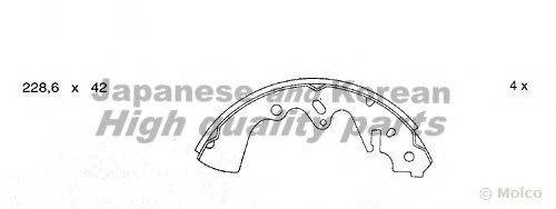 HYUNDAI 0433-33-310A Комплект гальмівних колодок
