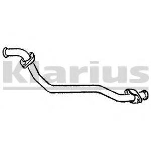 KLARIUS 140074 Труба вихлопного газу