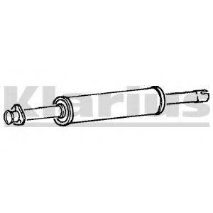 ERNST 224 05 5 Середній глушник вихлопних газів