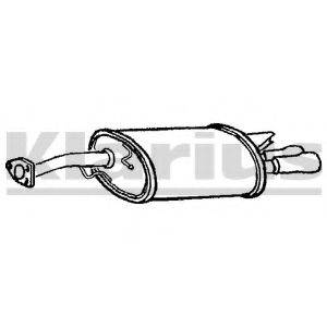 KLARIUS 220568 Глушник вихлопних газів кінцевий