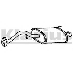 BOSAL 115-337 Глушник вихлопних газів кінцевий