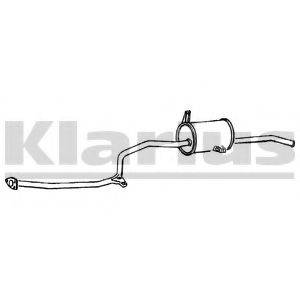 KLARIUS 270156 Глушник вихлопних газів кінцевий