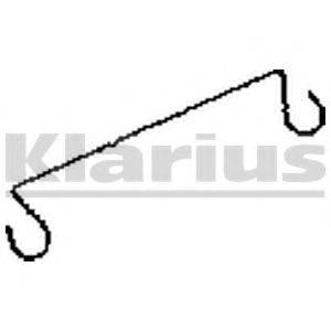 KLARIUS 430181 Кронштейн, система випуску ОГ