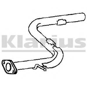 KLARIUS 120407 Труба вихлопного газу