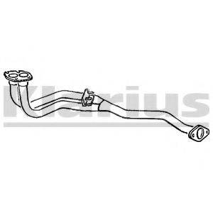 OPEL 854206 Труба вихлопного газу