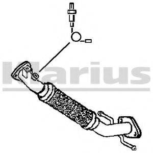 KLARIUS 301609 Труба вихлопного газу