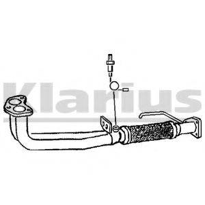 KLARIUS 301638 Труба вихлопного газу