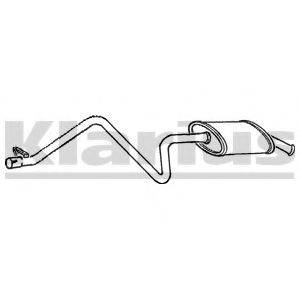 BOSAL 211-405 Глушник вихлопних газів кінцевий