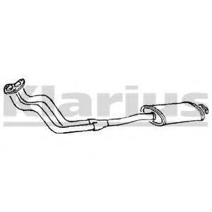 DAIHATSU 1741026340 Передглушувач вихлопних газів