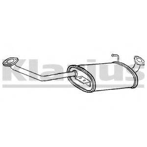 VAUXHALL 97111398 Середній глушник вихлопних газів