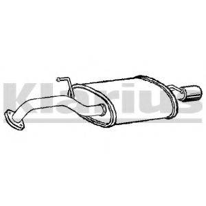 HYUNDAI 287002CO50 Глушник вихлопних газів кінцевий