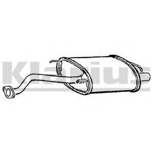MG GEX33649 Глушник вихлопних газів кінцевий