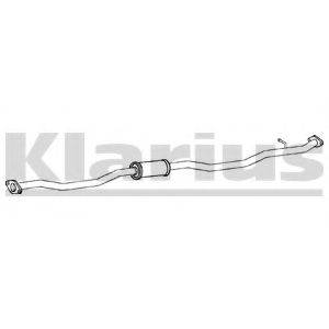 SUBARU 744205670 Середній глушник вихлопних газів