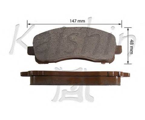 MITSUBISHI MK449937 Комплект гальмівних колодок, дискове гальмо