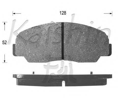 JAPANPARTS PA607 Комплект гальмівних колодок, дискове гальмо