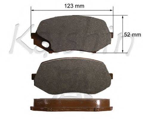 MITSUBISHI MK529355 Комплект гальмівних колодок, дискове гальмо