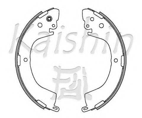 JAPANPARTS GF583 Комплект гальмівних колодок