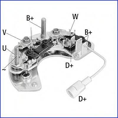 LUCAS ELECTRICAL 84201 Випрямляч, генератор