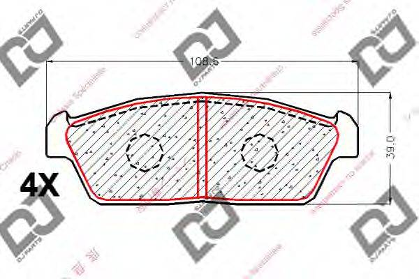 DJ PARTS BP1845