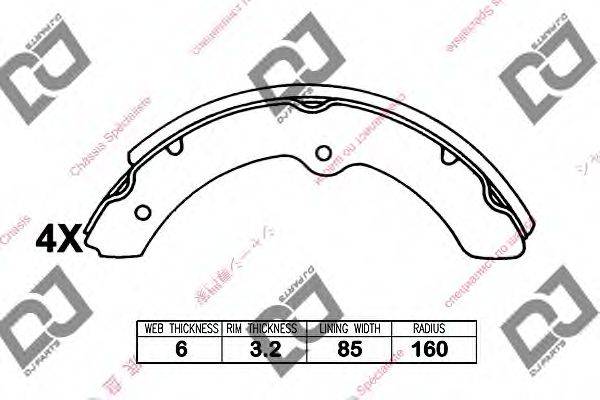 TOYOTA 04497 36050 Комплект гальмівних колодок