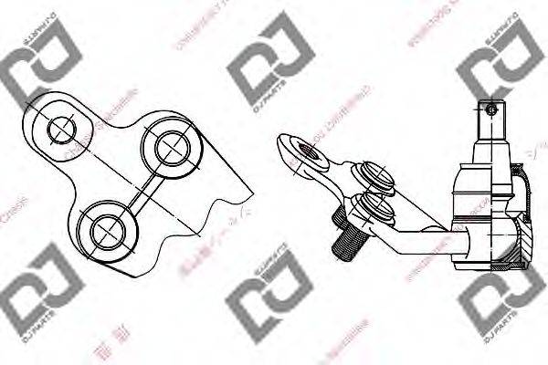 DAIHATSU 43340-09100 несучий / напрямний шарнір