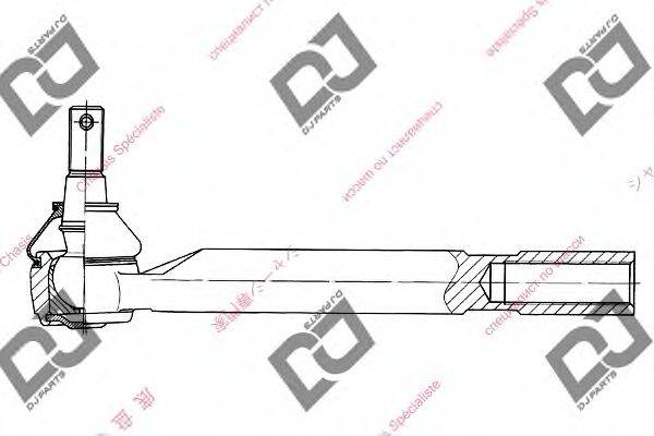 TOYOTA 45460-09140 Наконечник поперечної кермової тяги
