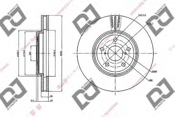 LEXUS 43512-50220 гальмівний диск